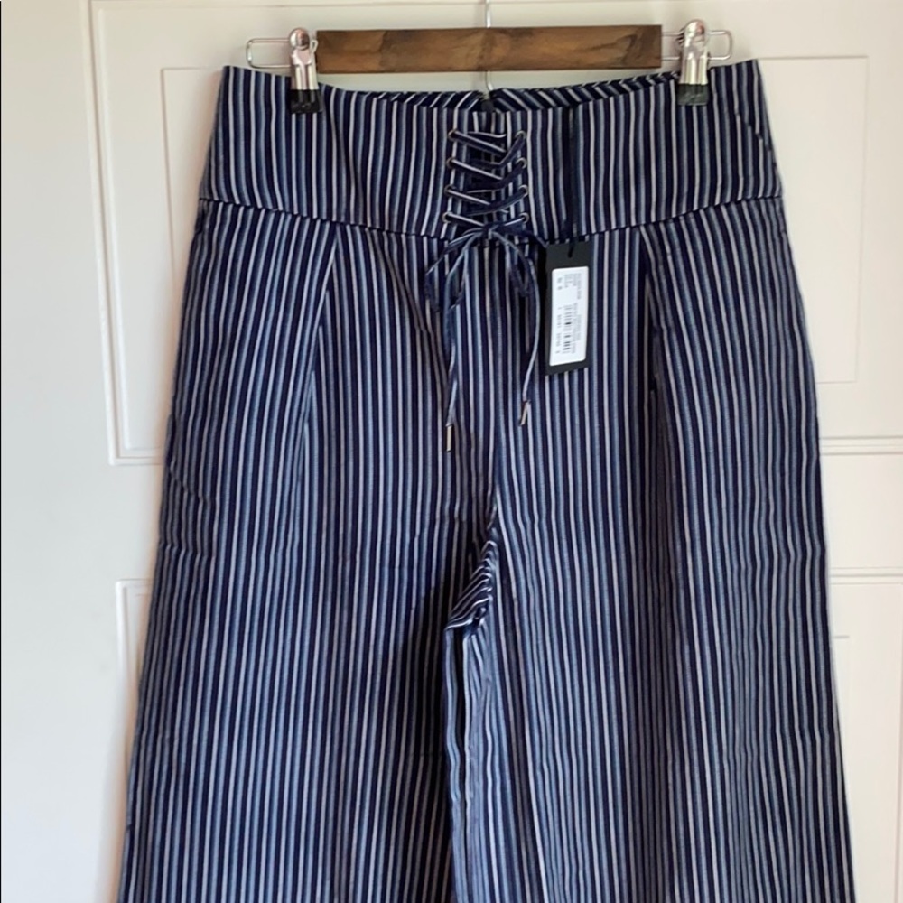 NWT PAIGE Charisma Wide Leg Cropped Pants 6 - Picture 3 of 6